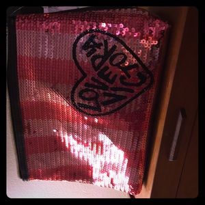 Adorable clutch/ makeup bag “Love Victoria”